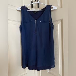Fortune & Ivy Navy Blue Top - Size Large